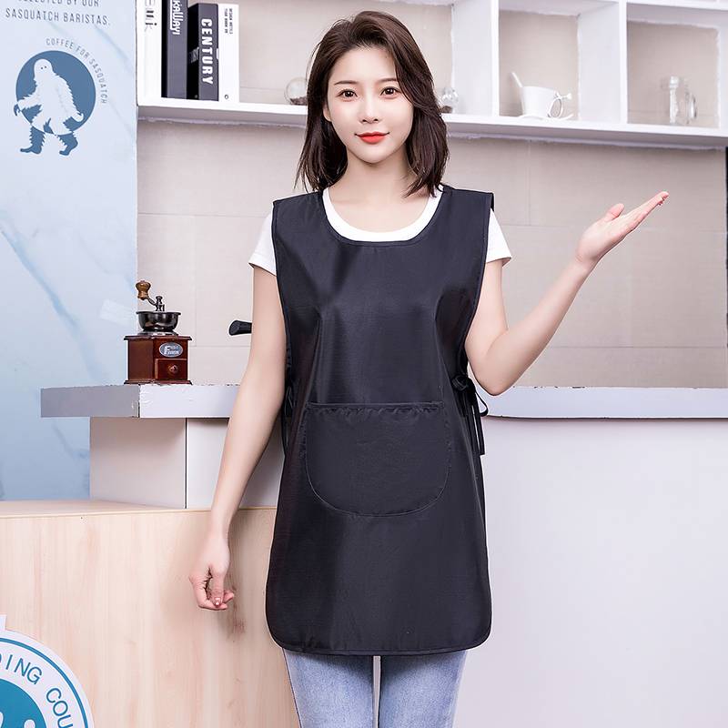 ♪ Sides with a Japanese apron black ♪